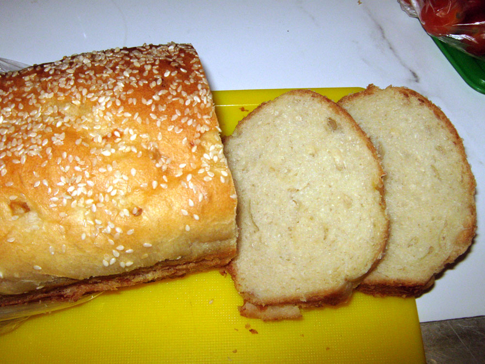Горчично-луковый хлеб