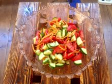 Хрустящий овощной салат